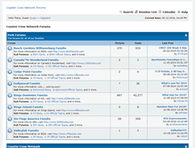 Tablet Screenshot of forums.coastercrewnetwork.com